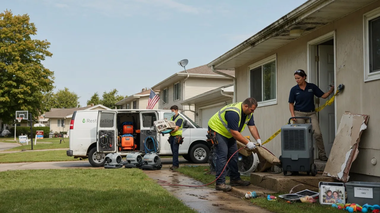 Water Damage Restoration in Belgium, WI near me